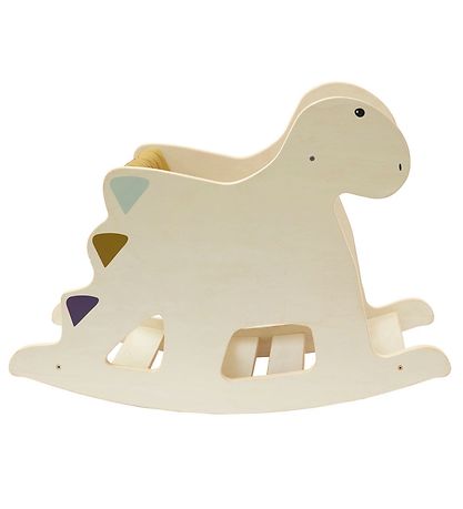 Kids Concept Gyngehest - Træ - Dinosaur