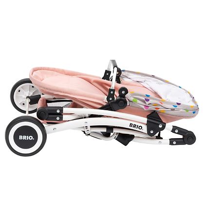 BRIO Dukkevogn - Flex - Rosa/Hvid 24906000 BRIO Dukkevogn - Flex - Rosa/Hvid 24906000