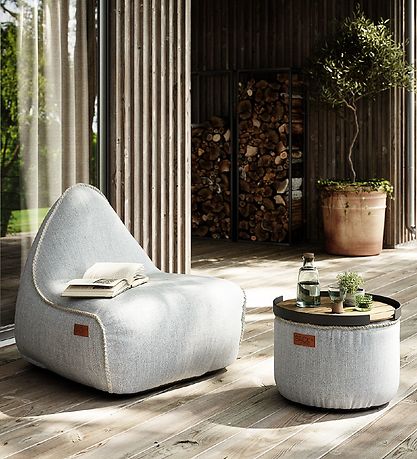 SACKit Puf - Cobana - 50x35 - Hvid SACKit Puf - Cobana - 50x35 - Hvid