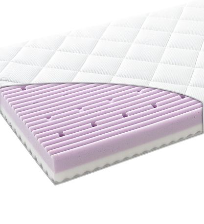 Leander Luna Madras - Comfort +7 - 140x70 cm - Hvid