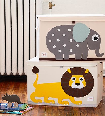 3 Sprouts Opbevaringkasse - 38x61x37 - Løve 3 Sprouts Opbevaringkasse - 38x61x37 - Løve