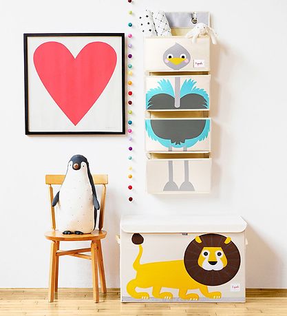 3 Sprouts Opbevaringkasse - 38x61x37 - Løve 3 Sprouts Opbevaringkasse - 38x61x37 - Løve