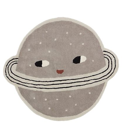 OYOY Gulvtæppe - 100x116 cm - Planet - Clay