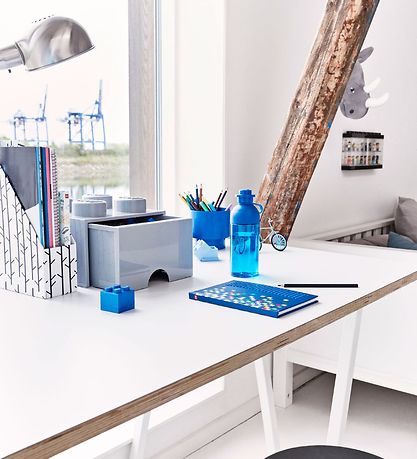 LEGO® Storage Opbevaringsskuffe - 4 Knopper - 25x25x18 - Mørkegr LEGO® Storage Opbevaringsskuffe - 4 Knopper - 25x25x18 - Mørkegr