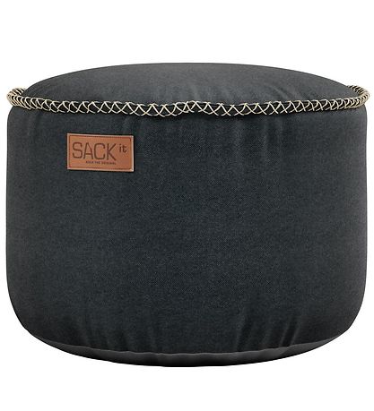 SACKit Puf - Canvas - 50x35 cm - Sort SACKit Puf - Canvas - 50x35 cm - Sort