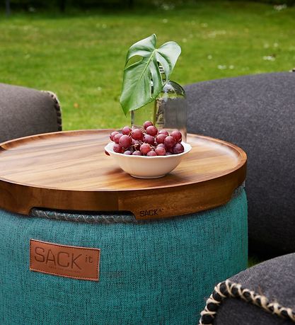 SACKit Pouf - Cobana Pouf - 50x35 cm - Petrol Melange