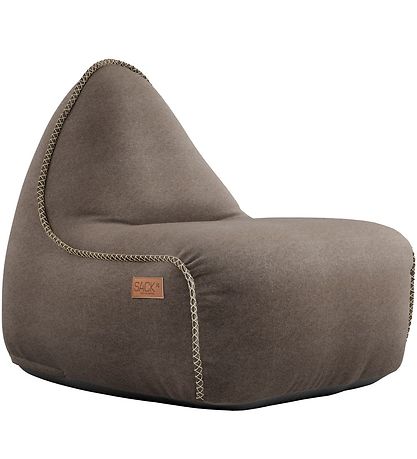 SACKit Sækkestol - Canvas Lounge Chair - 96x80x70 cm - Brun