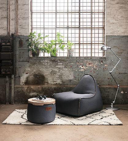 SACKit Sækkestol - Canvas Lounge Chair - 96x80x70 cm - Petrol
