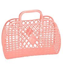 Sun Jellies Stor Foldekurv - Retro - 37x30x11 cm - Peach Sun Jellies Stor Foldekurv - Retro - 37x30x11 cm - Peach
