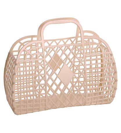 Sun Jellies Iso Taiteltava kori - Retro - 37x30x11 cm - Latte Sun Jellies Iso Taiteltava kori - Retro - 37x30x11 cm - Latte