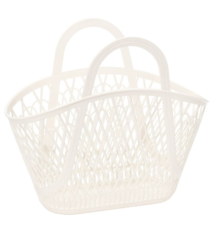 Sun Jellies Kurv - Betty - 46x20x39 cm - Cream