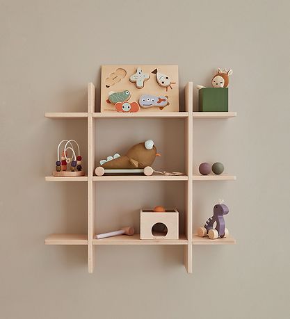 Kids Concept Hylde - 70x70 cm - Saga Blonde - Træ Kids Concept Hylde - 70x70 cm - Saga Blonde - Træ