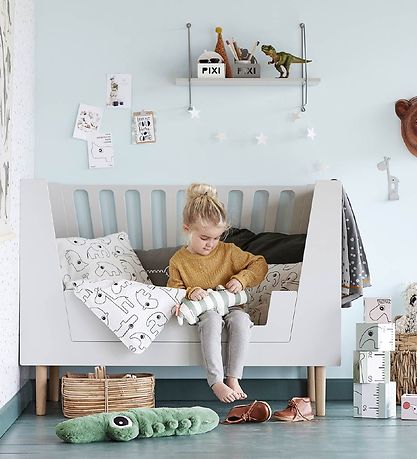 Done By Deer Sengehest - Babyseng - 90,5x20 cm - Grå Done By Deer Sengehest - Babyseng - 90,5x20 cm - Grå