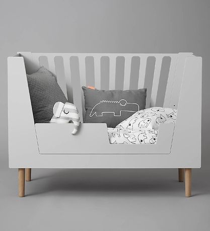 Done By Deer Sengehest - Babyseng - 90,5x20 cm - Grå Done By Deer Sengehest - Babyseng - 90,5x20 cm - Grå