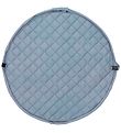 Play&Go Legetøjstæppe - Ø120 - Soft Organic - Dusty Blue Play&Go Legetøjstæppe - Ø120 - Soft Organic - Dusty Blue