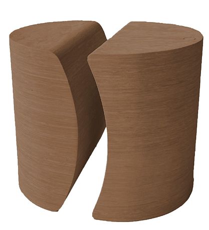 bObles Friends - Marble Living - 32x32 cm - Mud bObles Friends - Marble Living - 32x32 cm - Mud