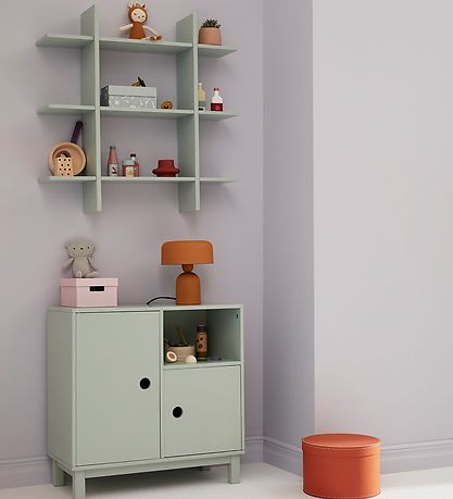 Kids Concept Skab - 60x60 cm - Lysegrøn