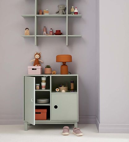 Kids Concept Skab - 60x60 cm - Lysegrøn