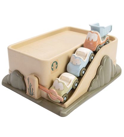 Dantoy BIO Plastic - Garage m. 3 Biler Dantoy BIO Plastic - Garage m. 3 Biler