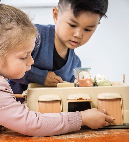 Dantoy BIO Plastic - Garage m. 3 Biler Dantoy BIO Plastic - Garage m. 3 Biler