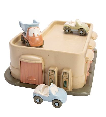 Dantoy BIO Plastic - Garage m. 3 Biler Dantoy BIO Plastic - Garage m. 3 Biler