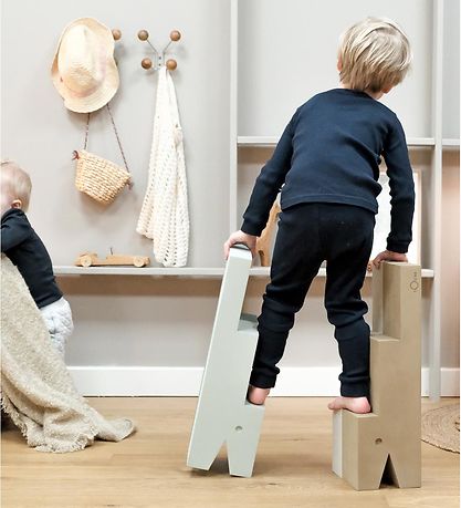 bObles Krokodille - M 20 Classic - 50x20x15 cm - Sand Grey