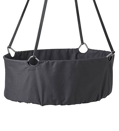 Leander Classic Vugge m. Madras - 83x50x30 cm - Grå Leander Classic Vugge m. Madras - 83x50x30 cm - Grå