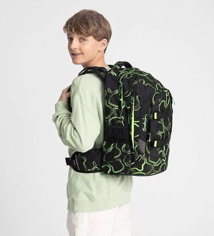 Satch Skoletaske - Pack - Green Supreme Satch Skoletaske - Pack - Green Supreme