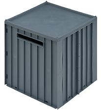 Liewood Foldekasse m. Låg - 30,5x32x31,5 cm - Elijah - Whale Blu