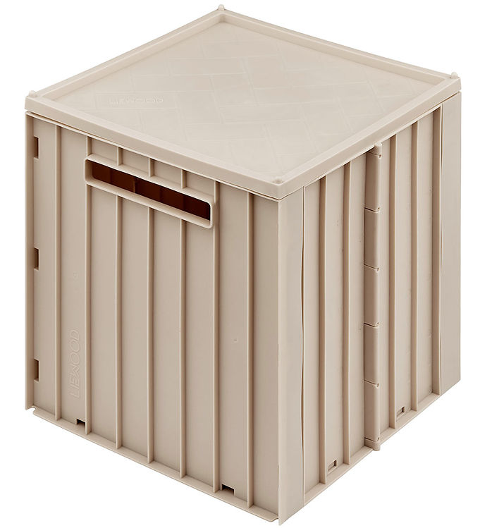 Liewood Foldekasse m. Låg - 30,5x32x31,5 cm - Elijah - Sandy