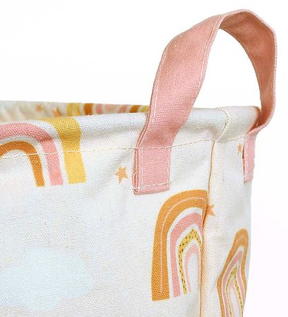 A Little Lovely Company Storage Basket - 40x50 cm - Rainbows A Little Lovely Company Storage Basket - 40x50 cm - Rainbows
