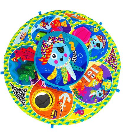 Lamaze Aktivitetstæppe - Spin & Exlopre - Kaptajn Calamari