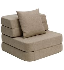 by KlipKlap Foldesofa - 3 Fold Single - 70 cm - Sand/Sand by KlipKlap Foldesofa - 3 Fold Single - 70 cm - Sand/Sand