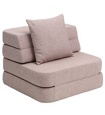 by KlipKlap Foldesofa - 3 Fold Single - 70 cm - Soft Rose/Rose by KlipKlap Foldesofa - 3 Fold Single - 70 cm - Soft Rose/Rose