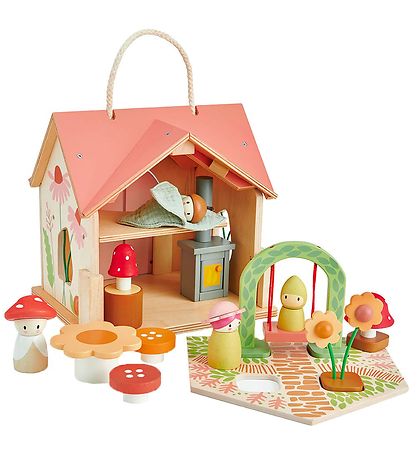 Tender Leaf Trælegetøj - Dukkehus - Rosewood Cottage