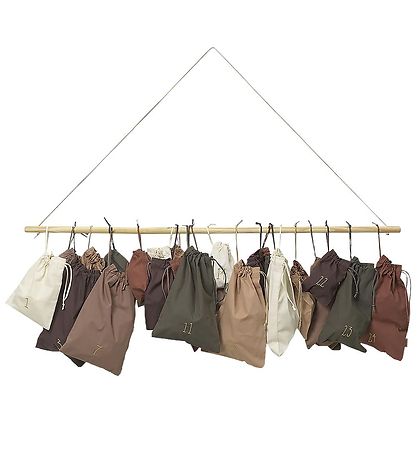 Ferm Living Julekalender - 24 bags - 100 cm - Multi Ferm Living Julekalender - 24 bags - 100 cm - Multi
