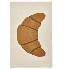 OYOY Gulvtæppe - 120x75 cm - Brun m. Croissant OYOY Gulvtæppe - 120x75 cm - Brun m. Croissant