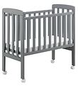 Bino Bedside Crib - By-My-Side - 90x46x88 cm - Grå Bino Bedside Crib - By-My-Side - 90x46x88 cm - Grå