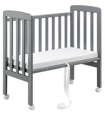 Bino Bedside Crib - By-My-Side - 90x46x88 cm - Grå