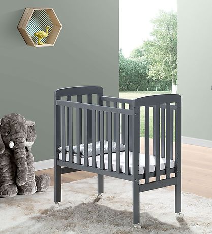 Bino Bedside Crib - By-My-Side - 90x46x88 cm - Grå