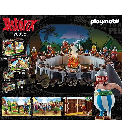 Playmobil Asterix - The Large Village party - 70931 - 310 Parts