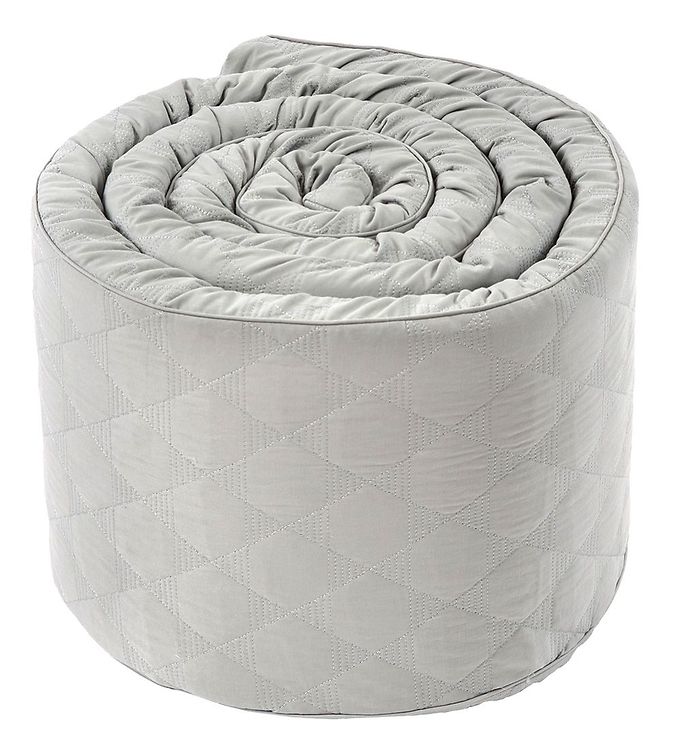 Smallstuff Sengerand - Quilted - Soft Grey