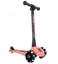 Scoot and Ride Highway Kick 3 - LED - Peach Scoot and Ride Highway Kick 3 - LED - Peach