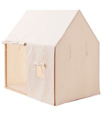 Kids Concept Legetelt - Hus - 110x84 cm - Naturhvid Kids Concept Legetelt - Hus - 110x84 cm - Naturhvid