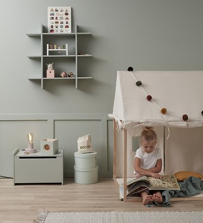 Kids Concept Legetelt - Hus - 110x84 cm - Naturhvid Kids Concept Legetelt - Hus - 110x84 cm - Naturhvid