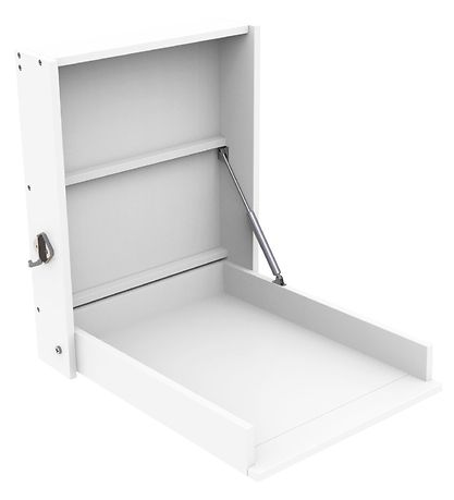 BabyDan Vægophængt Puslebord - 58x75x75 cm - Hvid BabyDan Vægophængt Puslebord - 58x75x75 cm - Hvid