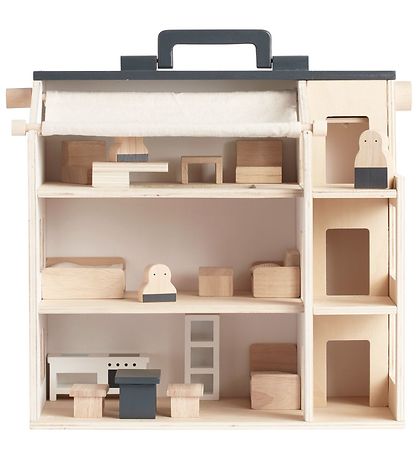 Kids Concept Dukkehus - Træ - 34x39x19 cm - Aiden Kids Concept Dukkehus - Træ - 34x39x19 cm - Aiden