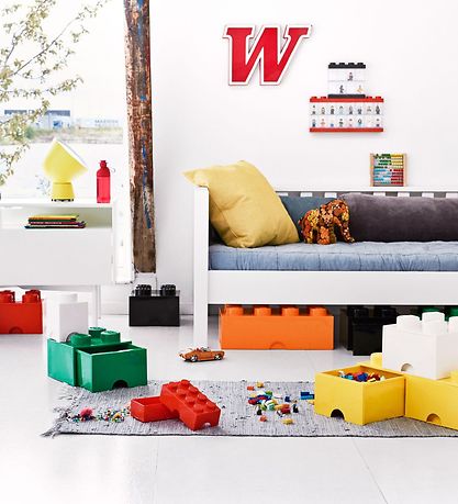 LEGO® Storage Opbevaringsboks - 50x25x18 - 8 Knopper - Bright Or LEGO® Storage Opbevaringsboks - 50x25x18 - 8 Knopper - Bright Or