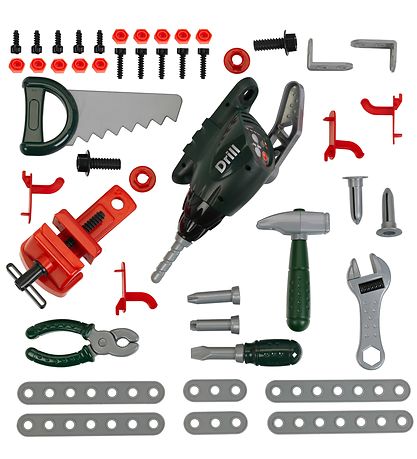 Bosch Mini Vinnubekkur - Leikfang - 76 cm - Dökkgrænn/Silfur Bosch Mini Vinnubekkur - Leikfang - 76 cm - Dökkgrænn/Silfur