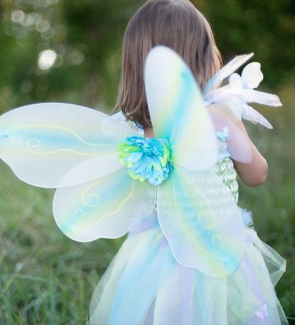 Great Pretenders Udklædning - Sommerfugle-fe - Grøn/Blå Great Pretenders Udklædning - Sommerfugle-fe - Grøn/Blå